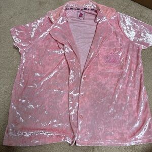 Juicy Couture Pink Velour Hoodie